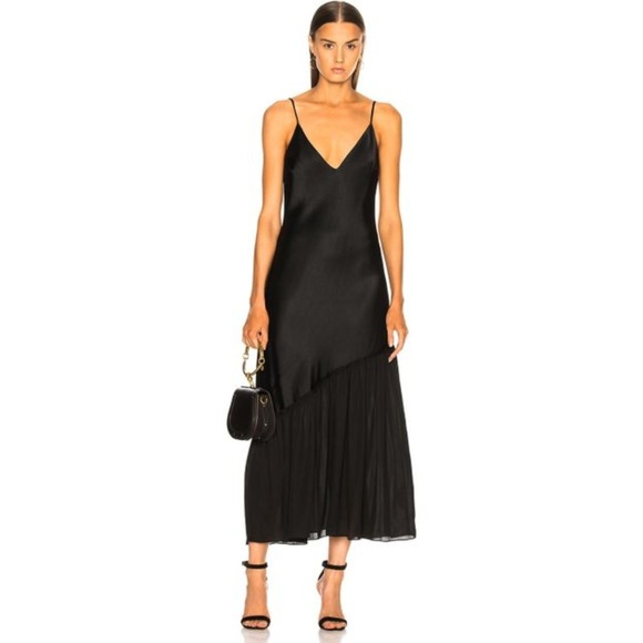 MAKE OFFER - NEW FRAME Satin Lounge Dress - Picture 2 of 8